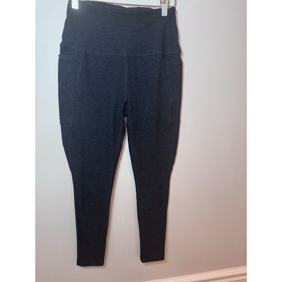 Beyond Yoga Space Dye Out Of Pocket High Waisted Capri Leggings Black Sz L NEW - Picture 10 of 13